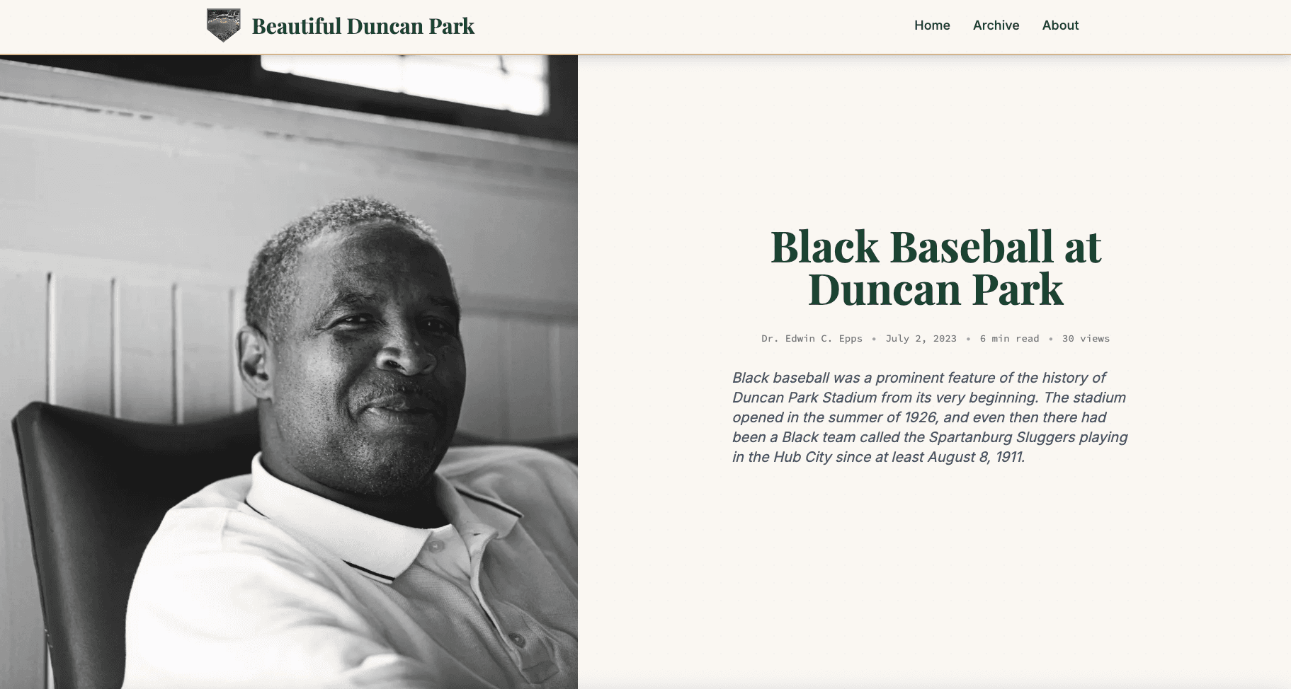 Blog Post Layout