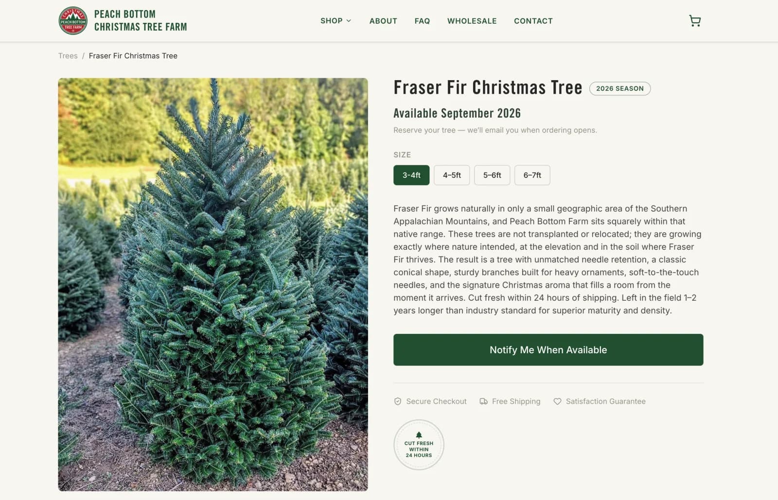 Shopify-Integrated Tree Shop
