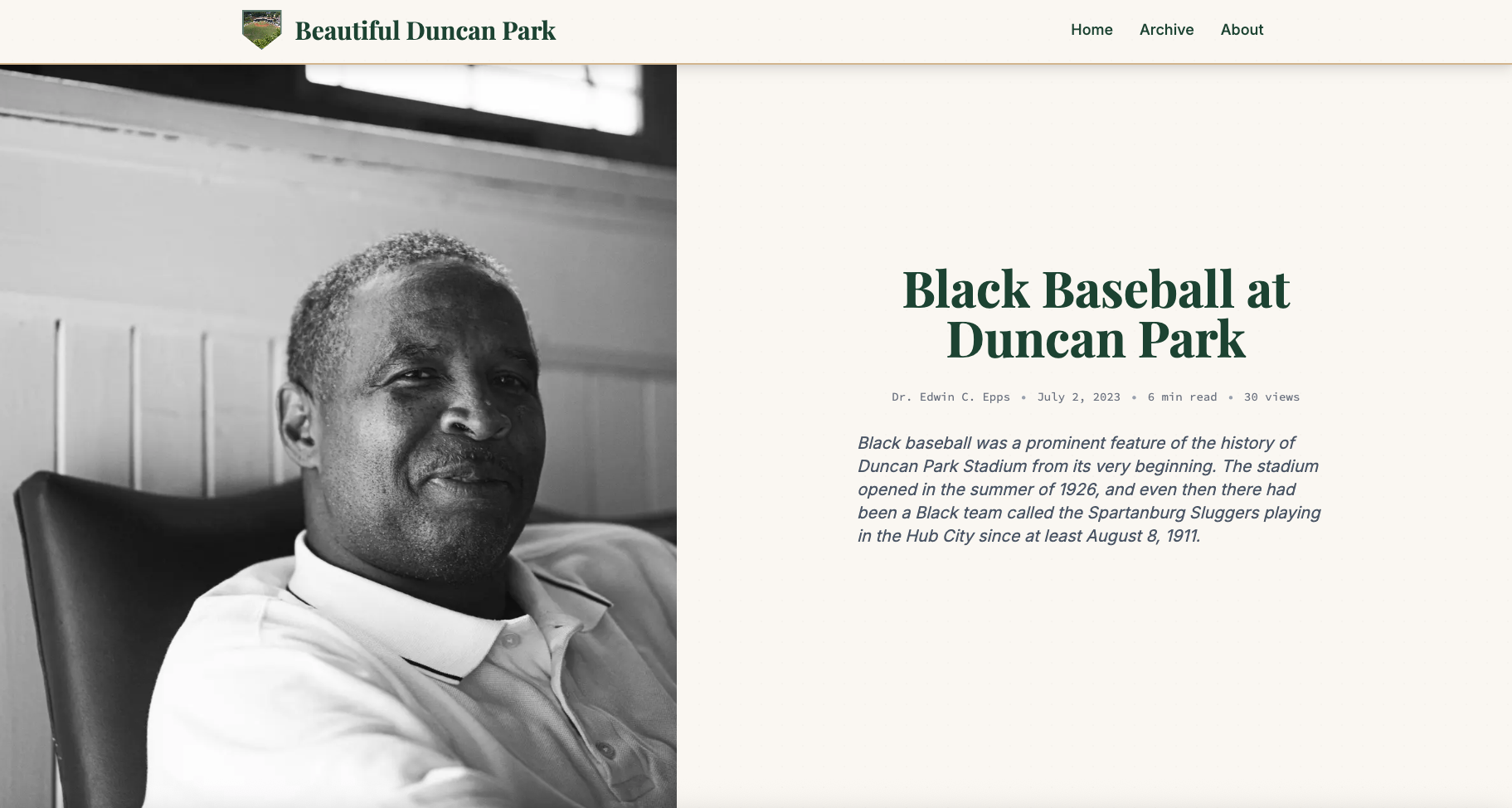 Blog Post Layout